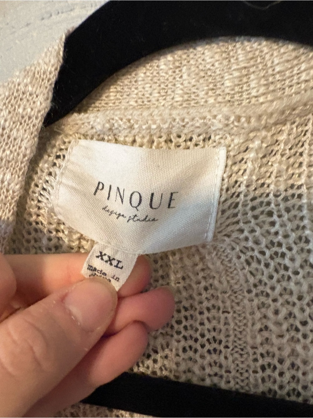 Open-Front Cream Ribbed Cardigan with Pockets - Picture 3 of 4